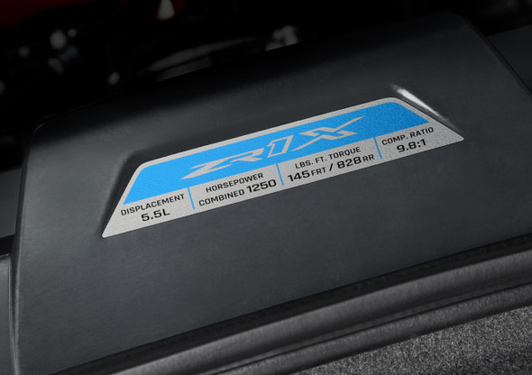 25-27+ C8 ZR1X Engine Plaque - General Motors