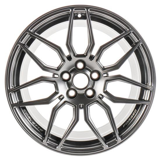 23-27+ C8 Corvette 20x10" & 21x13" Spider Design Wheel Set (Satin Graphite) (Includes 4) - General Motors
