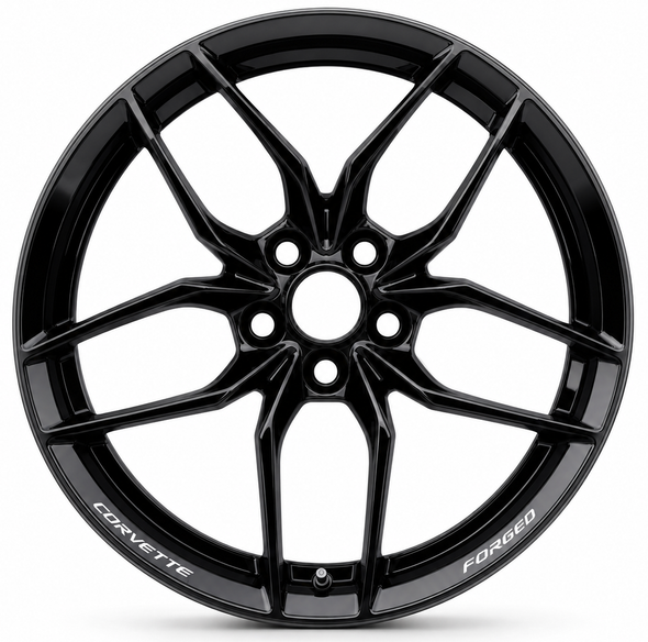 23-27+ C8 Corvette 20x10" & 21x13" 10-Spoke Wheel Set (Gloss Black) (Includes 4) - General Motors
