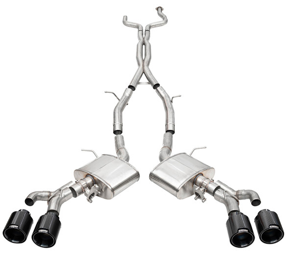 22-26 Cadillac CT4-V Blackwing XTreme Cat-Back Exhaust (Carbon Fiber, Black Tips) - Corsa