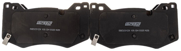 20-27+ C8 Corvette Z51 Front Ceramic Brake Pads - Speed by Design