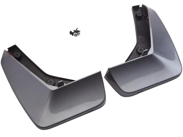 21-22 Cadillac Escalade Rear Molded Splash Guards (Satin Steel Metallic) - General Motors