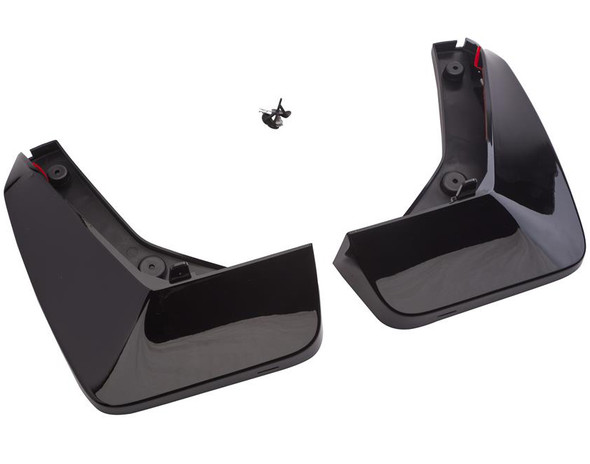 21-24 Cadillac Escalade Rear Molded Splash Guards (Black Raven) - General Motors