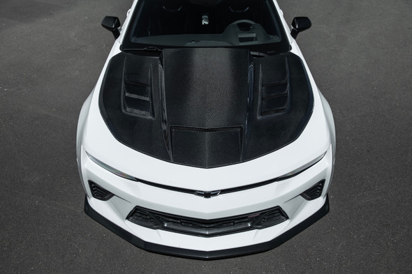 16-24 Camaro Carbon Fiber Terminator Style Hood - EOS