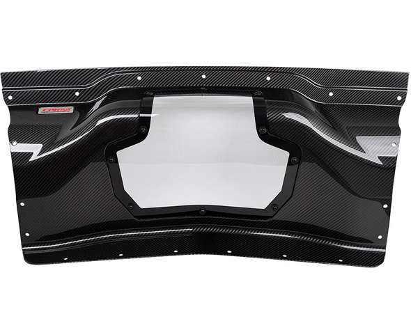 20-27+ C8 Corvette Carbon Fiber Cold Air Intake Viewing Panel (Coupe Only) - Corsa