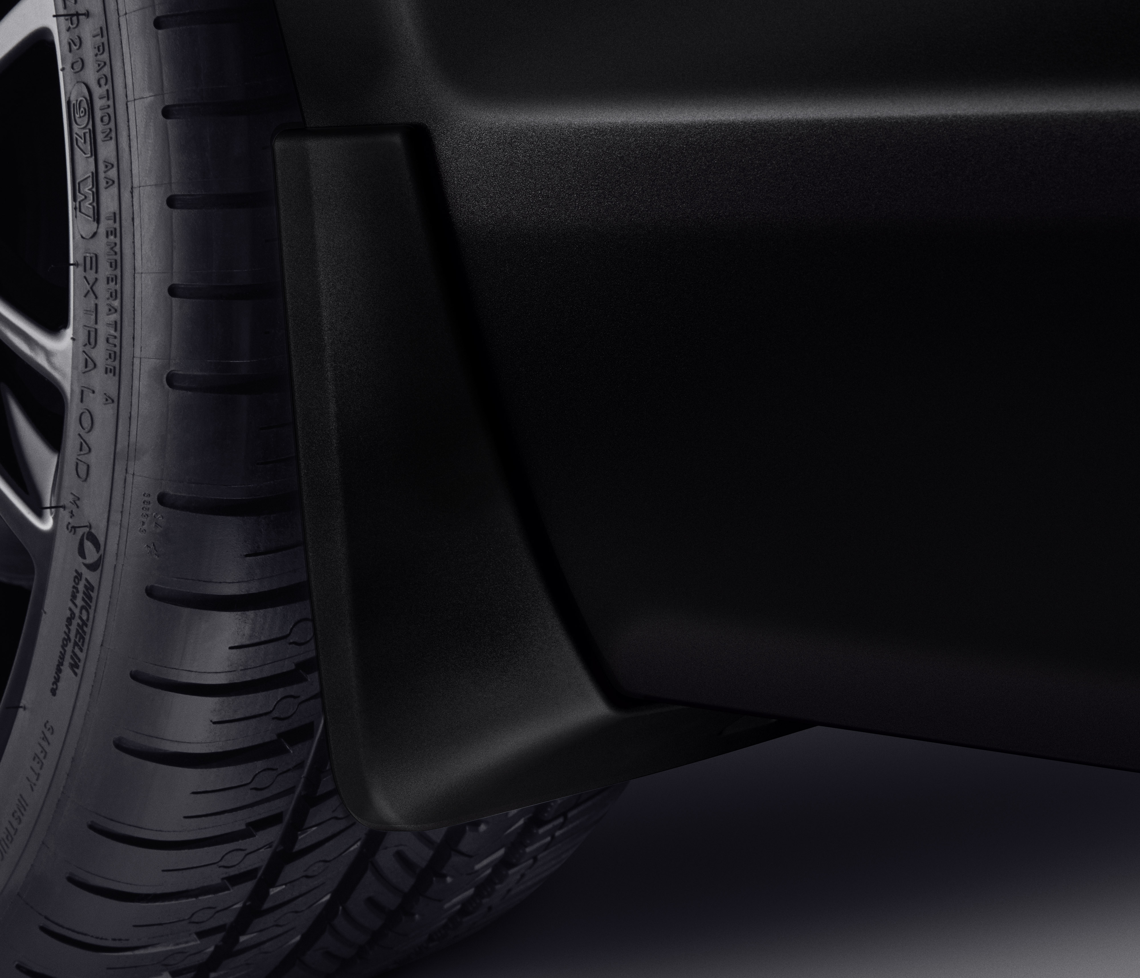 20-26+ Cadillac CT5 Rear Molded Splash Guards (Black Raven