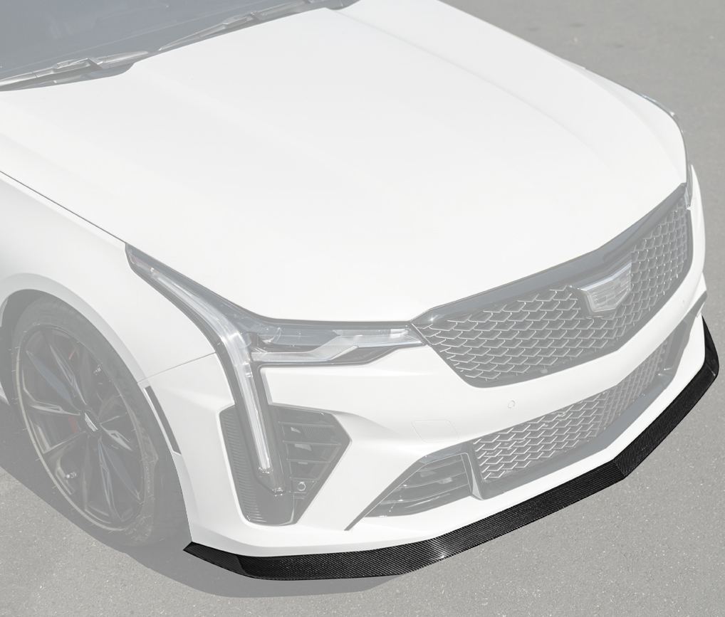 EOS FLIP-954-BKCF Carbon Fiber Front Splitter | CT4-V Blackwing