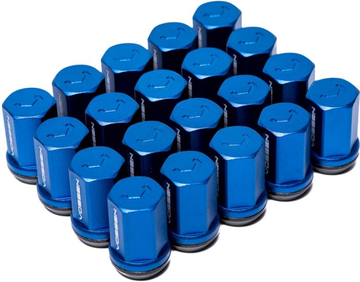 16-24 Camaro & 20-26+ C8 Corvette, 19mm Hex Blue Lug Nut Kit