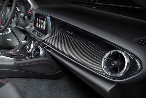 6x Carbon Fiber Dashboard Center Console Panel Trim Decal For Chevy Ca
