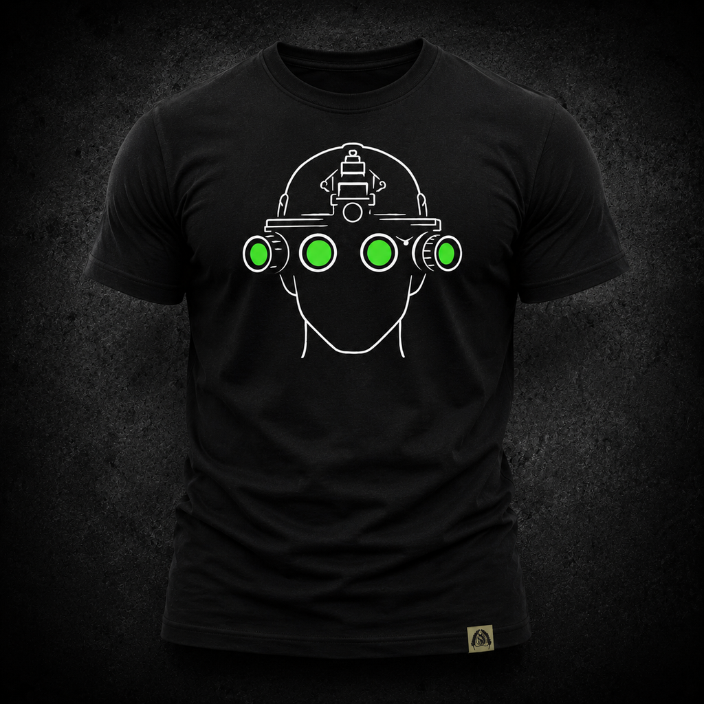 "MEN WITH GREEN EYES- Night Vision TEE