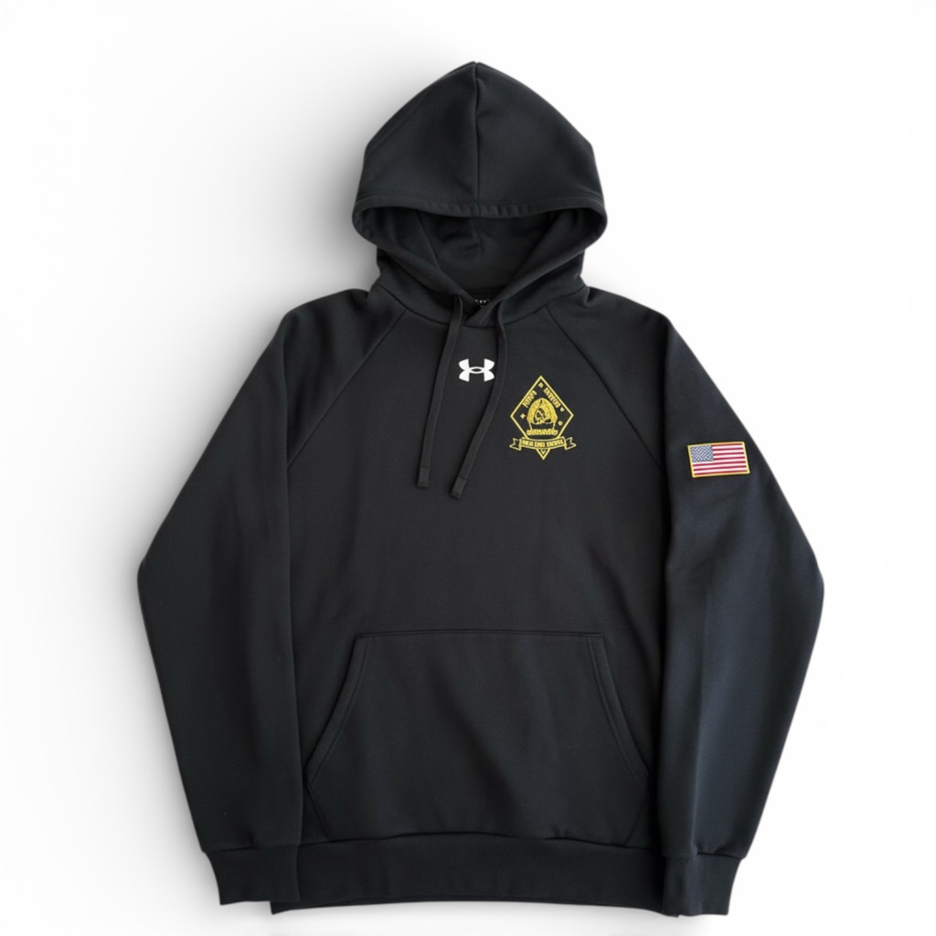 BSS “FROSTY • STRAPPED • DANGEROUS” UNDER ARMOUR HOODIE