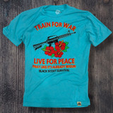 Train for War, Live for Peace – Hawaiian Surf Tee