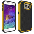 Yellow Shockproof Heavy Duty Case for Samsung Galaxy S6 SVI Edge Cover - 1