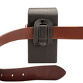 Galaxy S10e Belt Clip Phone Pouch Holster Black - image 3
