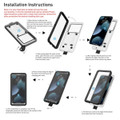 Black 10m Diving Waterproof Dirtproof Drop / Shock proof Case - 5