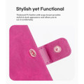 Hot Pink Mercury Mansoor Flip Wallet Card Holder Case For Galaxy A17 5G - 4