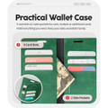 Mint Green Galaxy A37 5G Mercury Mansoor Flip Wallet Phone Case - 4