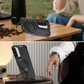 Black Galaxy A37 5G Dijia Rotating Bracket Magnetic Case product image 8