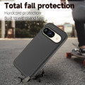 Black Google Pixel 9 rugged armour case with raised screen and camera edges
