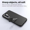 Black Galaxy A36 5G RedPepper protective case side grip and button details