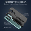Black Galaxy A16 5G RedPepper case showing reinforced corners