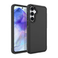 Black Galaxy A55 5G RedPepper Armor shockproof case front and back view