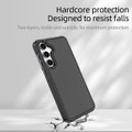 Black Galaxy A55 5G hybrid PC TPU shockproof case construction