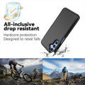 Black Galaxy A15 5G heavy duty shockproof phone case