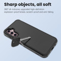 Black Galaxy A14 5G RedPepper protective case side grip and button details