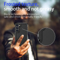 Black Galaxy S23 rugged armour case with raised screen and camera edges