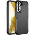 Black Galaxy S22 RedPepper Armor shockproof case front and back view
