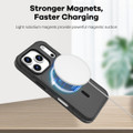 Black iPhone 17 Pro rugged armour case with raised screen and camera edges