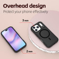 Black iPhone 17 Pro MagSafe compatible shockproof phone case
