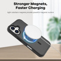 Black iPhone 17 rugged armour case with raised screen and camera edges