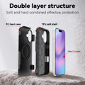 Black iPhone 17 RedPepper protective case side grip and button details