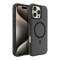 Black iPhone 16 Pro Max RedPepper Armor MagSafe case front and back view