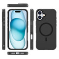 Black iPhone 16 Plus RedPepper heavy duty shockproof MagSafe case