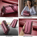Wine Samsung Galaxy S26 FE CaseMe C36 Wallet Case - Product Detail