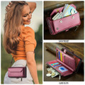 Wine Samsung Galaxy S26 FE CaseMe C36 Wallet Case - Product Detail