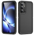 Black Galaxy S26 FE military grade defender case front and back view