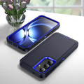 Navy Galaxy S26 FE rugged defender case drop protection features