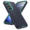 Dark Blue Galaxy S26 FE heavy duty defender case with reinforced corner protection