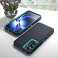 Dark Blue Galaxy S26 FE rugged defender case drop protection features