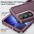 Purple Galaxy S26 FE military grade case multi-layer protective construction