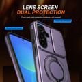 Purple Samsung Galaxy S26 FE Rugged Ring Case - Camera Protector