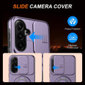 Purple Samsung Galaxy S26 FE Shockproof Case - Rotating Ring Holder