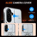 Silver Samsung Galaxy S26 FE Shockproof Case - Rotating Ring Holder