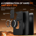 Black Samsung Galaxy S25 FE Rugged Camshield Case - Side View