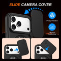 Black Apple iPhone 18 Pro Max / 17 Pro Max Shockproof Case - Rotating Ring Holder