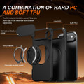 Black Apple iPhone 17 Air Sliding Camera Cover Case - Product Detail